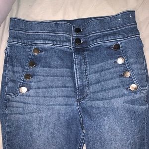 Express Super high rise jeans